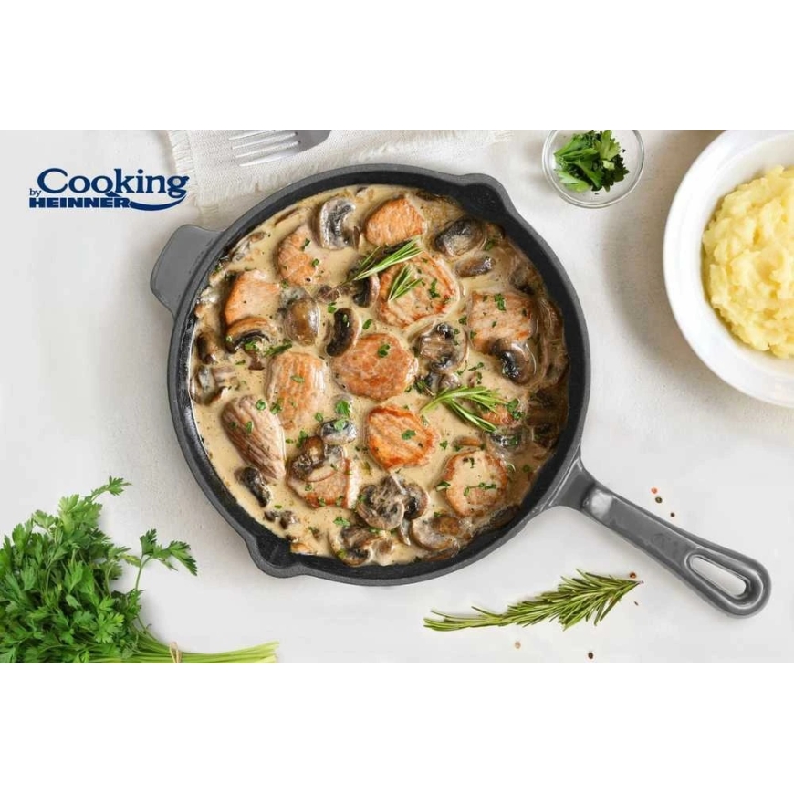 Cooking By Heinner Emaļotā pannā 26 x 5 cm, pelēks marmors, „COOLING BY HEINNER“ – 5