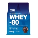 Star Nutrition Whey-80 Double Rich Chocolate proteīnu pulveris, 500 g Star Nutrition Whey-80 Double Rich Chocolate proteīnu pulveris, 500 g
