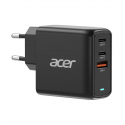 Acer 67W PD GaN laadija, 2 x USB C ja 1 x USB A, EL pistik, 100W