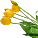 Mondex Since 1986R VIRIDIS Artificial Flower Bouquet of 5 Yellow Tulips 40cm Mondex Since 1986R VIRIDIS Artificial Flower Bouquet of 5 Yellow Tulips 40cm