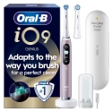 Oral-B iO9 electric toothbrush, pink + rechargeable travel case