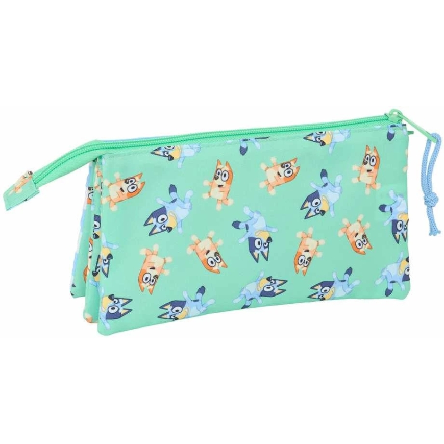 Safta Тригубас пенал Bluey Sisters Зеленый 22 x 12 x 3 см – 2