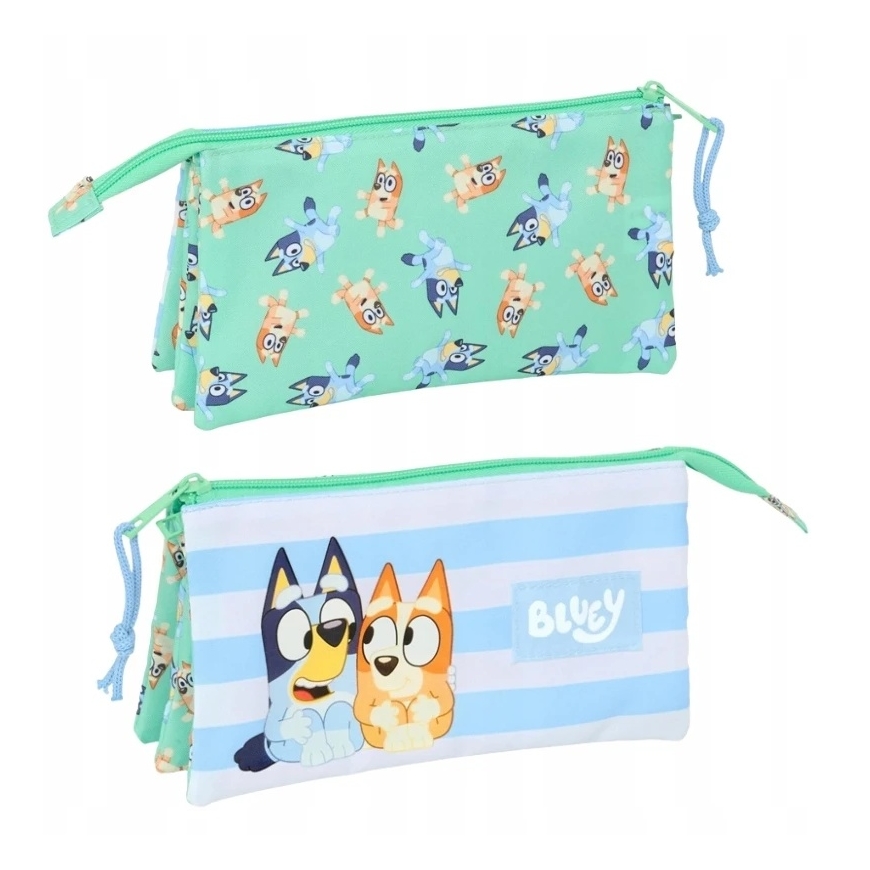 Safta Тригубас пенал Bluey Sisters Зеленый 22 x 12 x 3 см – 4
