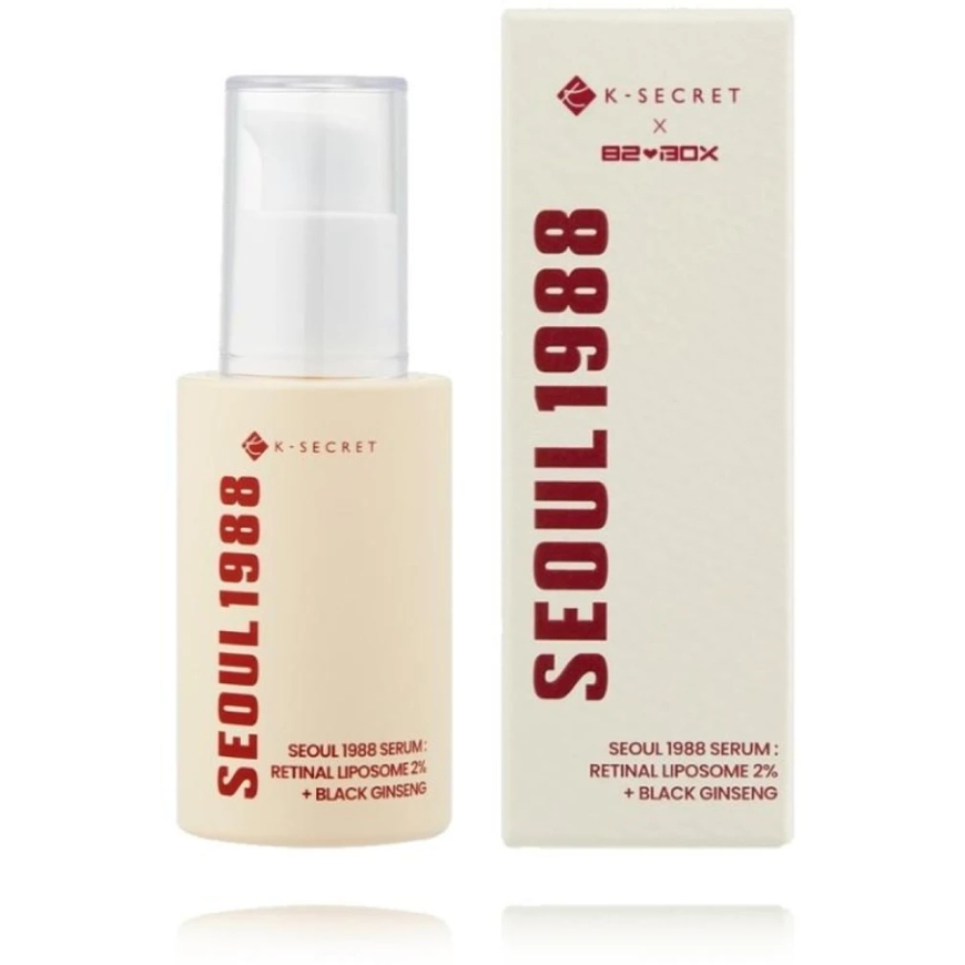 K-Secret Seoul 1988 Serum Retinal Liposome 2% + Black Ginseng Face Serum, 30 ml – 3