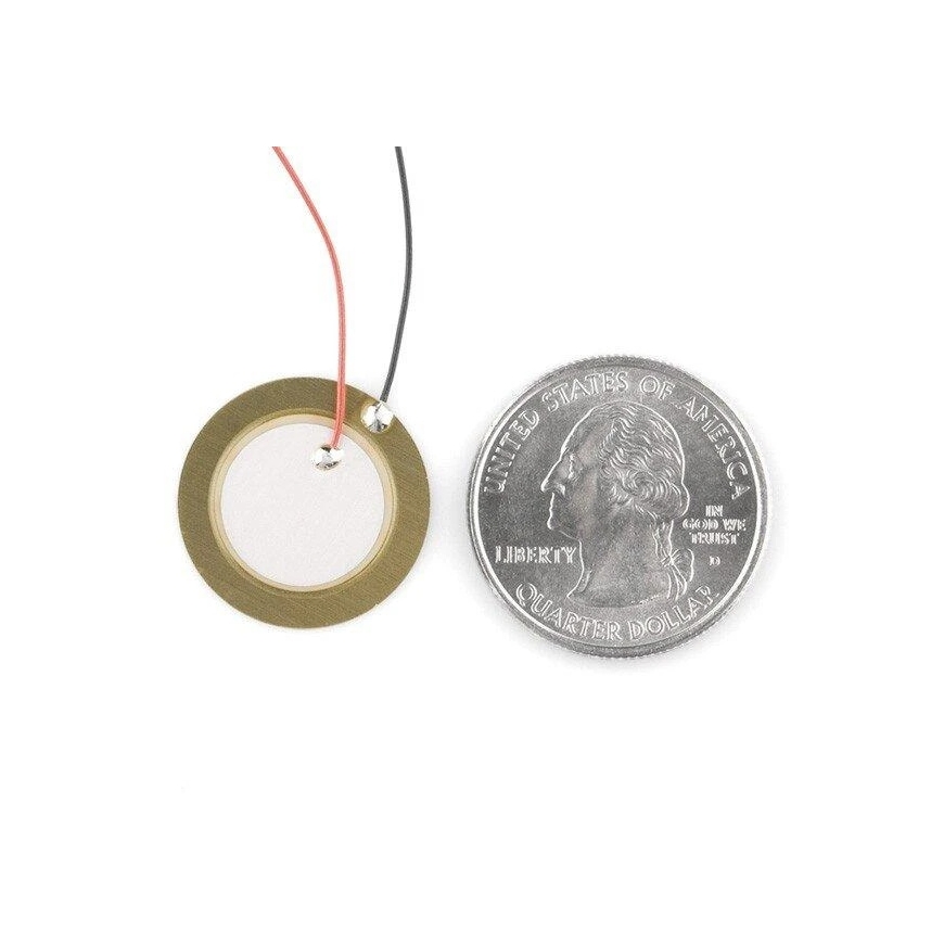 Piezosähköinen kalvo johdoilla, 20mm, SparkFun SEN-10293 – 4