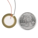 Pjezoelektrinė membrana su laidais, 20mm, SparkFun SEN-10293 Pjezoelektrinė membrana su laidais, 20mm, SparkFun SEN-10293