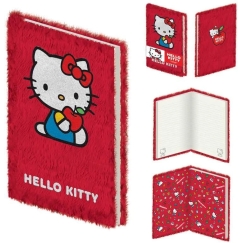 Pyramid ABYstyle „Hello Kitty“ (Apple) – pliušinė užrašų knygelė