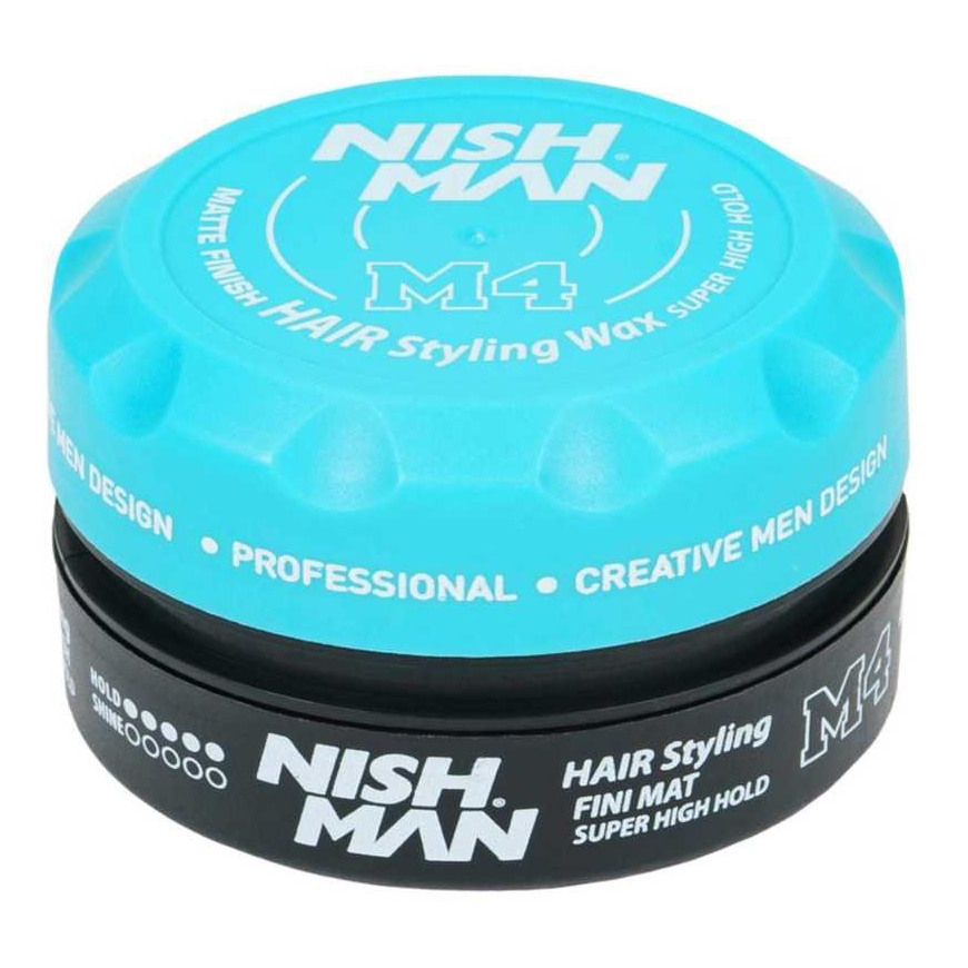 NISHMAN Matte Finish Super High Hold Wax M4, 132 g