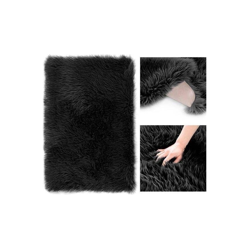 AmeliaHome Rug AH dokka nonslip black 75x120
