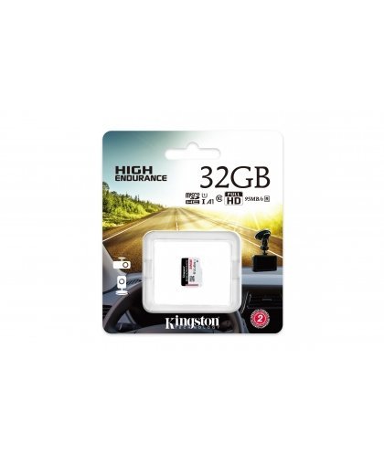 Atminties kortelė Kingston 32GB Micro SDHC Endurance Flash Memory Card, Class 10 – 4