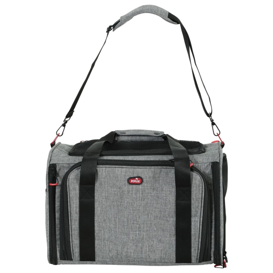 ZOLUX NOMAD M koira- ja kissakuljetin lisätilalla, 44 × 28 × 28 cm – 4