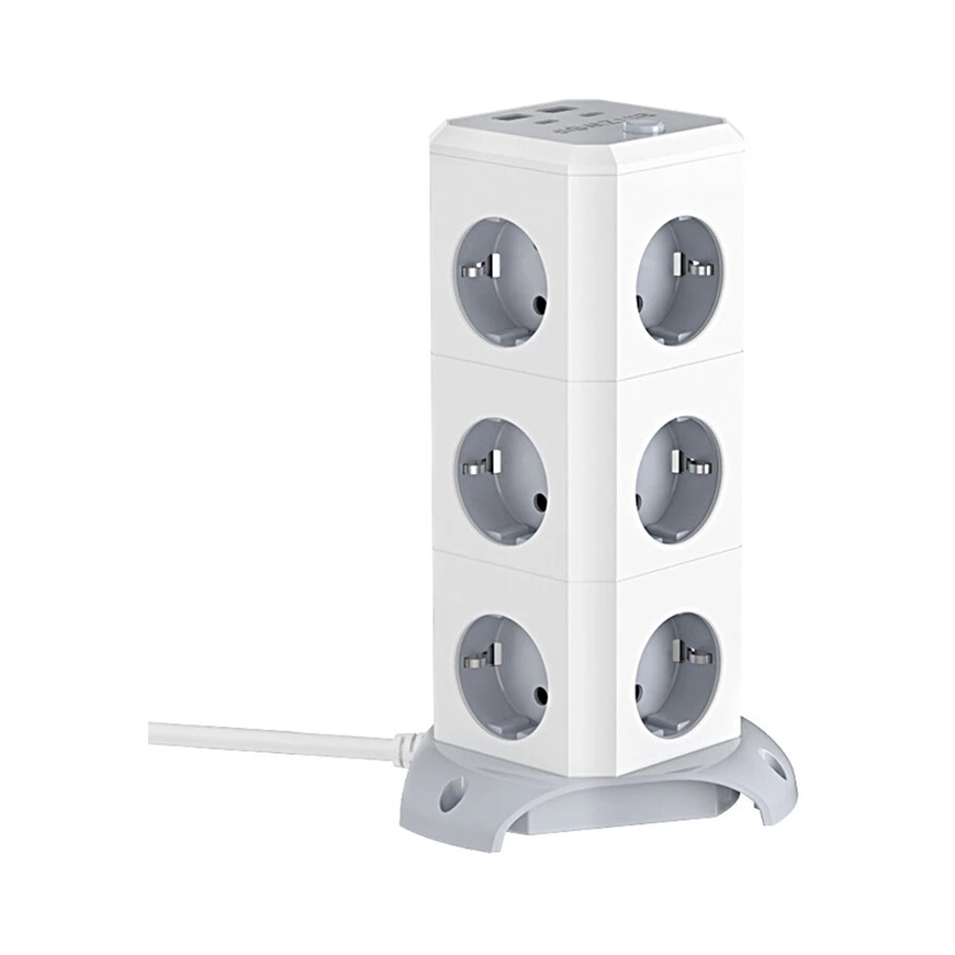 Розетка BlitzWolf BW-EC3 вертикальная с 12 розетками