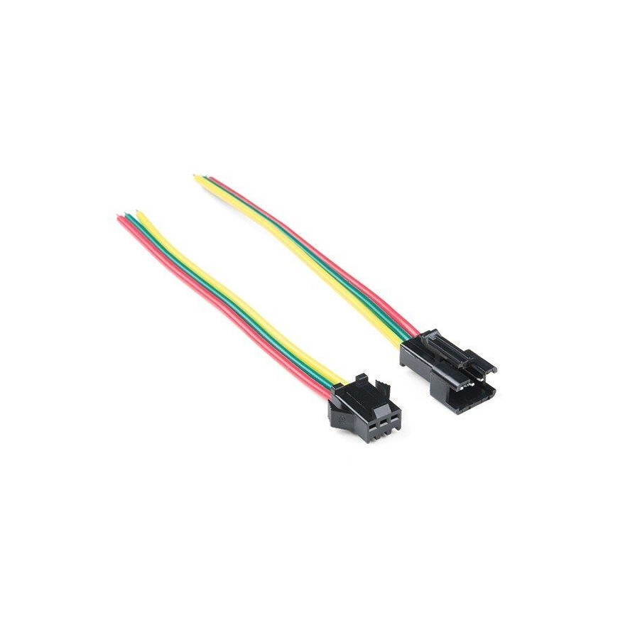 Jungtis LED 3 kontaktų JST-SM juostai, SparkFun CAB-14575