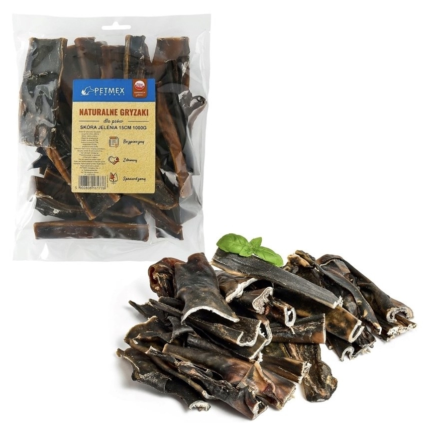 PETMEX Briedis āda - suņu našķis - 1kg – 2
