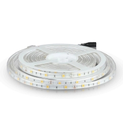 V-tac 4.8W/m LED strip, 30LED/m, 4000K, IP65, 5m roll