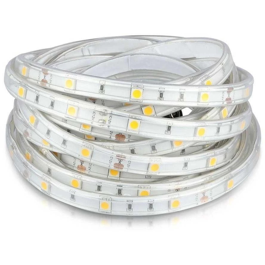 V-tac 4.8W/m LED strip, 30LED/m, 4000K, IP65, 5m roll – 3