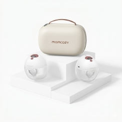 Momcozy M5 nutikaatav rinnapump – kest rinnapump | Rakendusjuhtimine, traadita, topelt, punane värv