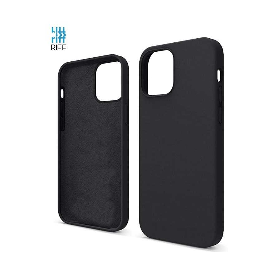 Riff Silicone Case for iPhone 12 Pro Max Melns