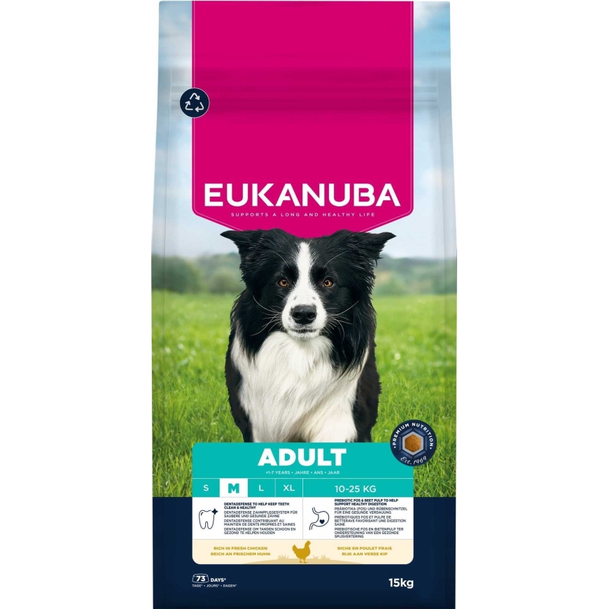 EUKANUBA Eukanuba karma sucha dla psa średnie rasy kurczak 15 kg