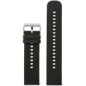Pacific U27 rubber watch strap - juodas/sidabrinis - 18mm Pacific U27 rubber watch strap - juodas/sidabrinis - 18mm