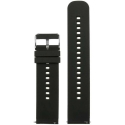 Pacific U27 rubber watch strap - juodas/sidabrinis - 18mm Pacific U27 rubber watch strap - juodas/sidabrinis - 18mm