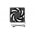 Fractal Design Dynamic 3 12 120 mm PWM korpuso ventiliatorius, juodas