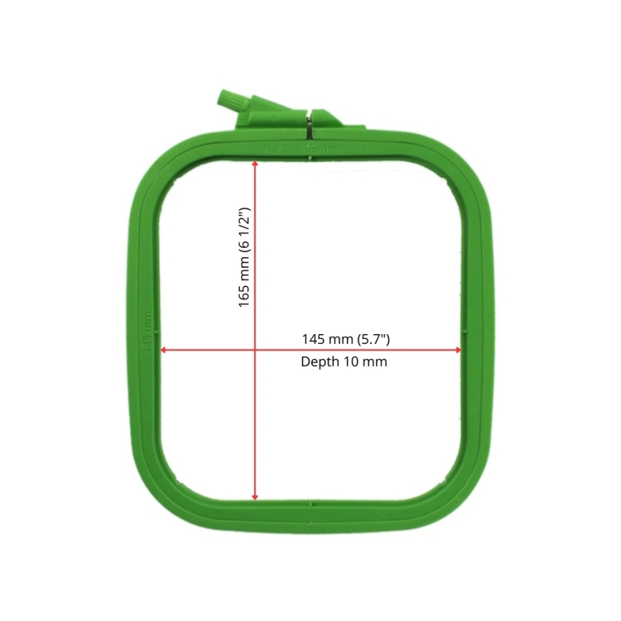 Nurge Marketing Nurge Square (Rectangular) Plastic Frames 14.5*16.5 cm (Green) 170-12GREEN – 3