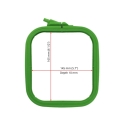 Nurge Marketing Nurge Square (Rectangular) Plastic Frames 14.5*16.5 cm (Green) 170-12GREEN Nurge Marketing Nurge Square (Rectangular) Plastic Frames 14.5*16.5 cm (Green) 170-12GREEN
