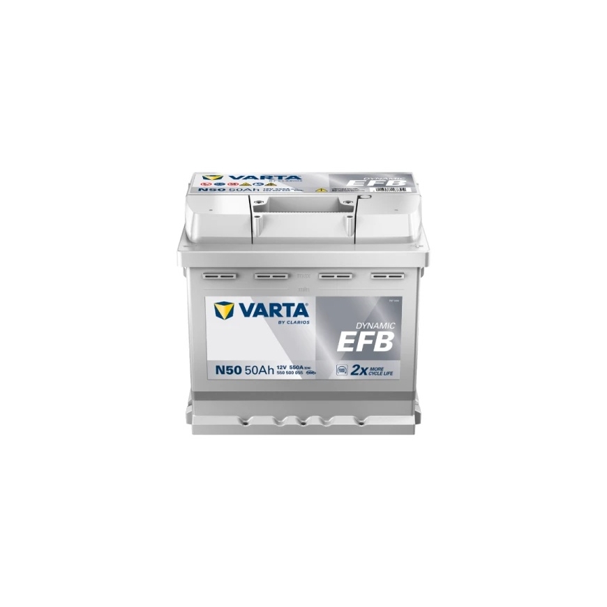 Varta Aku 50 Ah 550 A EN 12V – 2