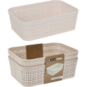 Storage Solutions Plastikust hoiustamise korvid, 19 x 13,5 x 6 cm, 2 tk. Storage Solutions Plastikust hoiustamise korvid, 19 x 13,5 x 6 cm, 2 tk.