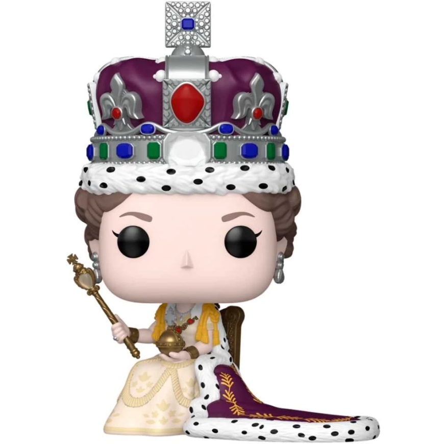 FUNKO POP! Vinyylihahmo: Kuningatar Elisabet II, 9 cm – 2