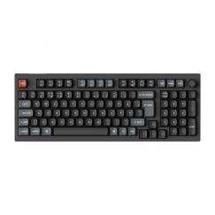 Keychron V5 Ultra 96% 8K Tri-Mode K POM Red langaton mekaaninen näppäimistö, musta