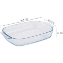 Borosilikatinio stiklo kepimo indas Zyle ZY1429GD, 2,9 l Borosilikatinio stiklo kepimo indas Zyle ZY1429GD, 2,9 l