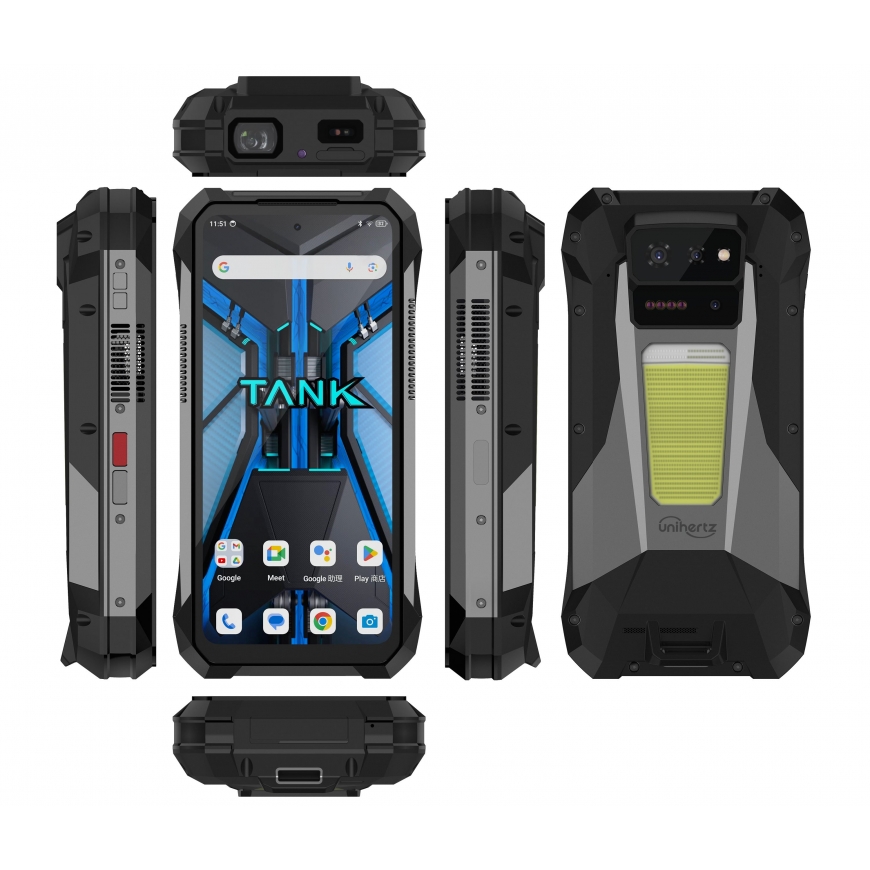 Unihertz Tank X 5G puhelin, 512/16 Gt, musta – 4
