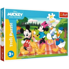 Trefl Puzzle 24 pcs - Mickey and Friends