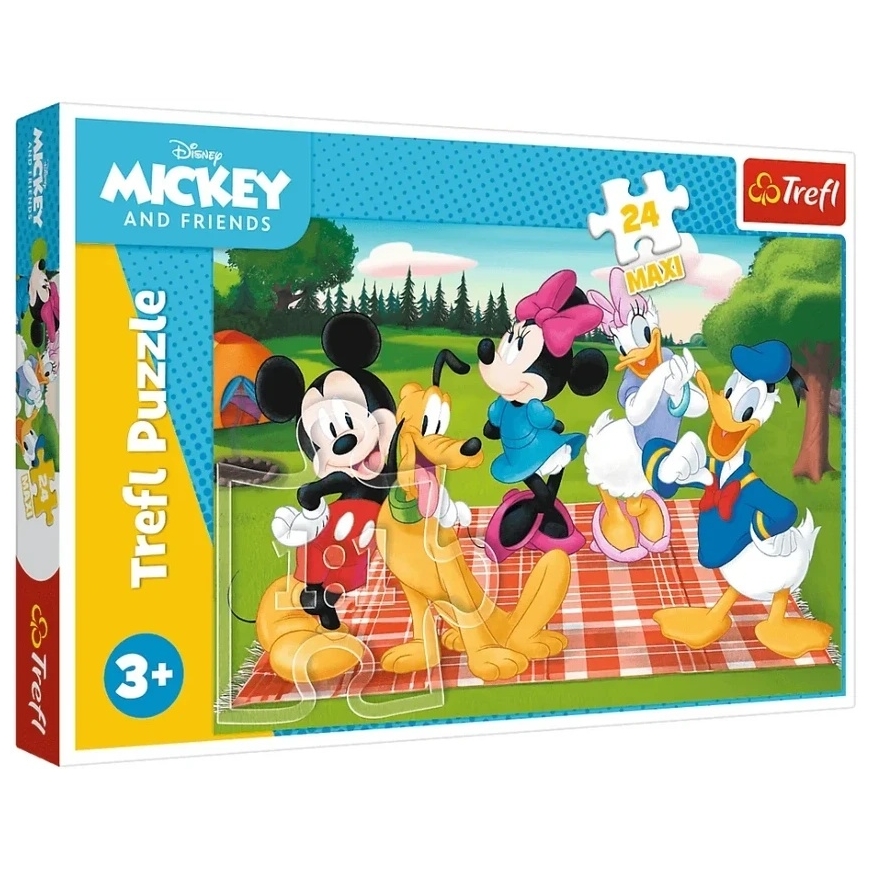 Trefl Puzzle 24 pcs - Mickey and Friends