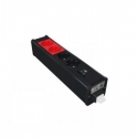 SCHNEIDER ELECTRIC UNICA SYSTEM+ MOD.VIENETĖ 2W/2R+USBA/C ANTRACITAS