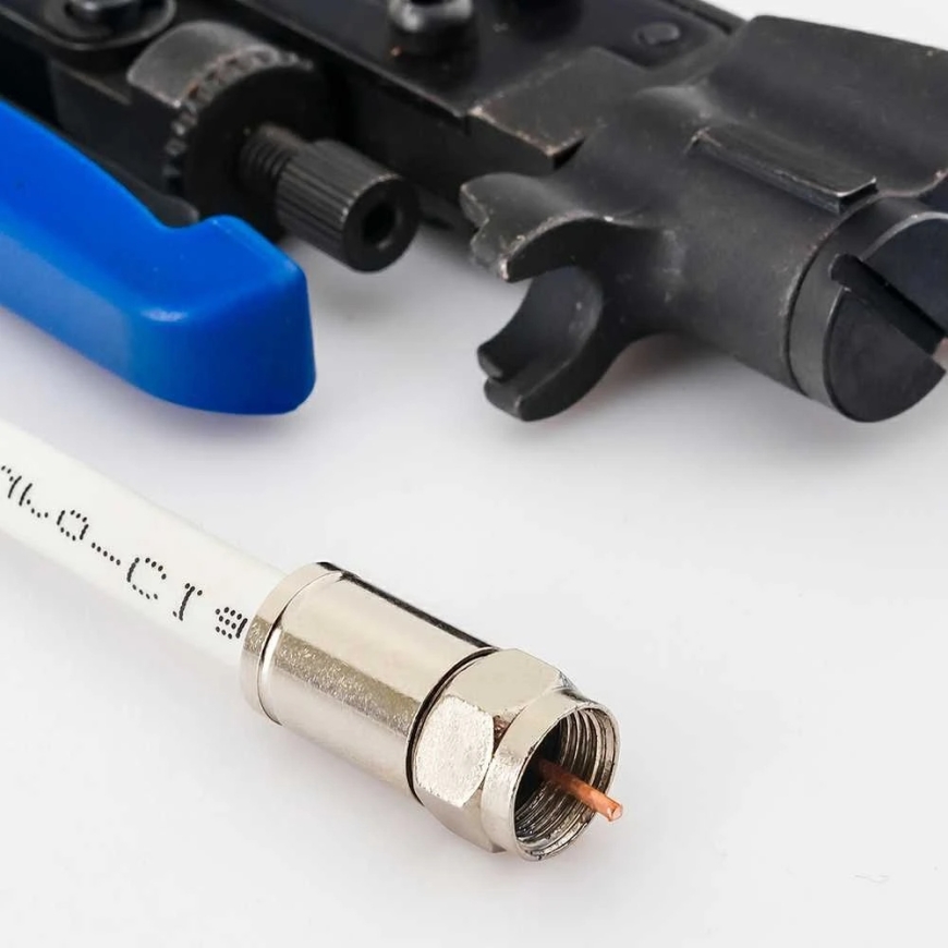 "Spacetronik TV-FC05" compression F plug, 50 pcs. – 4