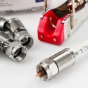 "Spacetronik TV-FC05" compression F plug, 50 pcs. "Spacetronik TV-FC05" compression F plug, 50 pcs.