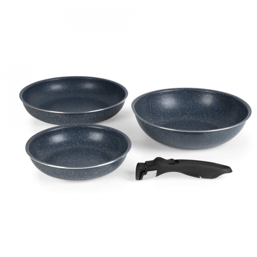 Набор для жарки Russell Hobbs RH03296 Nightfall Stone из 4-х предметов с умным зажимом