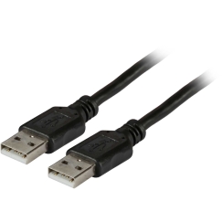 EFB Elektronik USB-A uz USB-A 3m Melns K5253SW.3