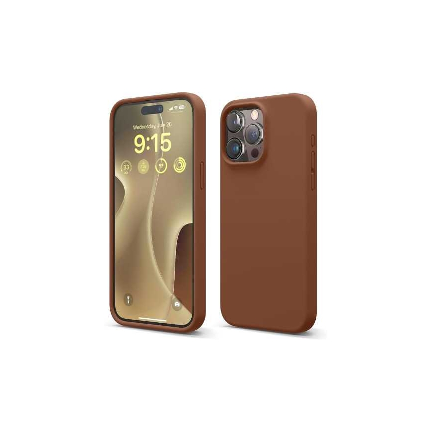 Riff Cиликоновый чехол с мягкой подкладкой для Apple iPhone 15