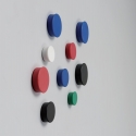 Nobo -magnetid valgetahvlile, 20 mm, värvilahendus, 10 tk Nobo -magnetid valgetahvlile, 20 mm, värvilahendus, 10 tk