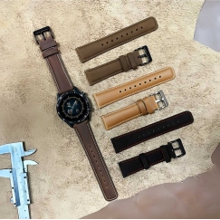 Riff natūralios odos 22 mm universali laikrodžio juosta (Samsung, Garmin ir kt.)