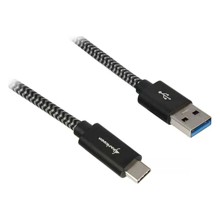 Sharkoon Cable USB 3.1 A-C black/grey 1.0m