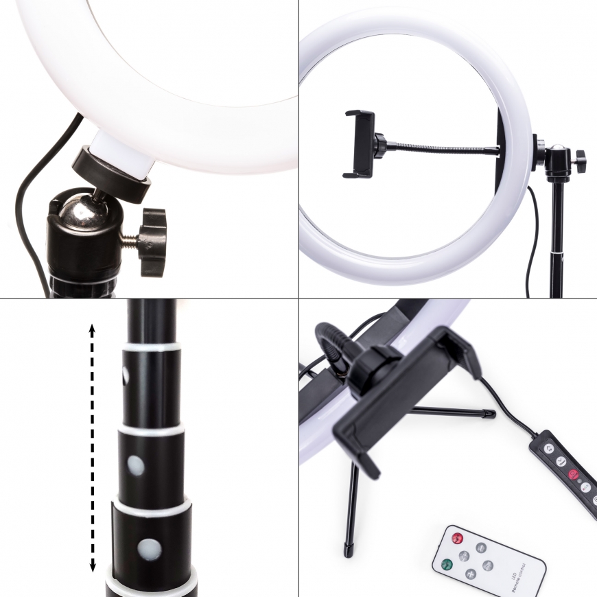 Rio RL12-EU/1,4 30 cm Studio RGB Beauty Ring Light – 4