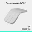 Logitech Mobi Fold bezvadu pele, baltā krāsā Logitech Mobi Fold bezvadu pele, baltā krāsā
