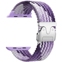 Beline Woven Nylon Parachute Strap for Watch 38/40/41mm, violet color