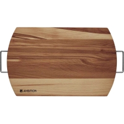 Koka palikne ar rokturiem Woody 40 x 25 cm DOMOTTI