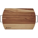 Koka palikne ar rokturiem Woody 40 x 25 cm DOMOTTI Koka palikne ar rokturiem Woody 40 x 25 cm DOMOTTI